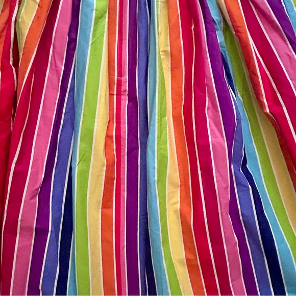NWT Hell Bunny Over The Rainbow Striped 50's Skirt Sz 2XL Rockabilly - Picture 12 of 12